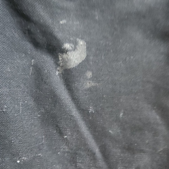 Carhartt Bib Distressed USA Union Made Insulated Duck Canvas Black Y2K Workwear - Picture 4 of 16